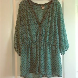 Mossimo sheer blouse